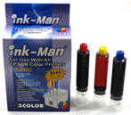 InkMan EPSON Colour Inkjet Cartridge Ink Refill Kit